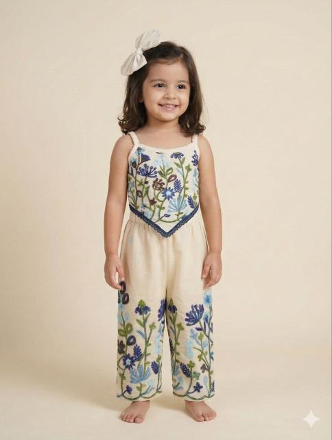 Flora Co-ord set cotton Kids clothing wholesale market in Surat - wholesale export